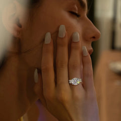 2 Carat 8mm Moissanite Wedding Ring For Women Men Round