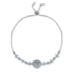 1CT 6.5MM D Color Moissanite Bracelets for Women
