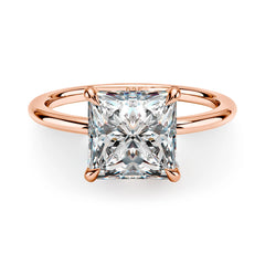 1ct 2ct 3ct D Color VVS1 Princess Cut Moissanite Ring For Women Engagement