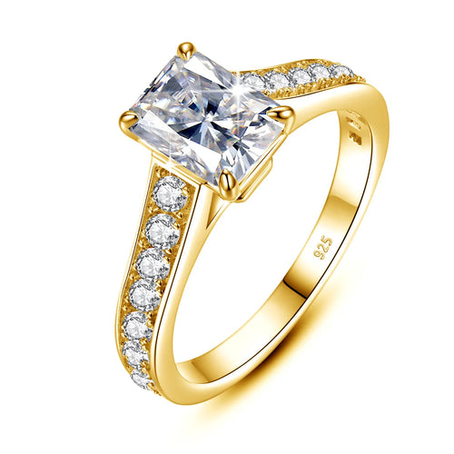 2ct 6*8mm D Color Wedding Jewelry With Engagement